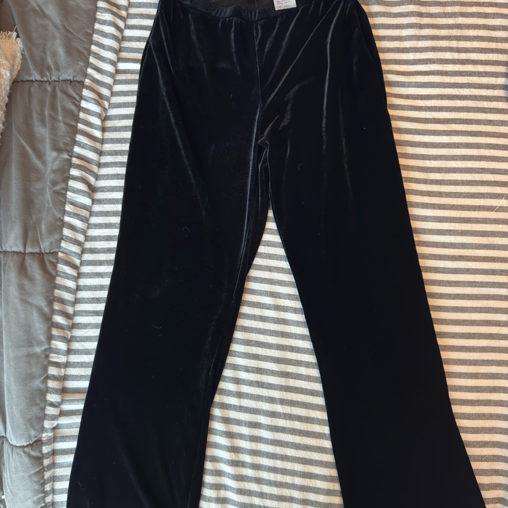 Vintage Guess Black Velvet Trousers